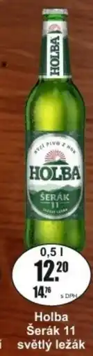Adam Holba Šerák 11 světlý ležák nabídka