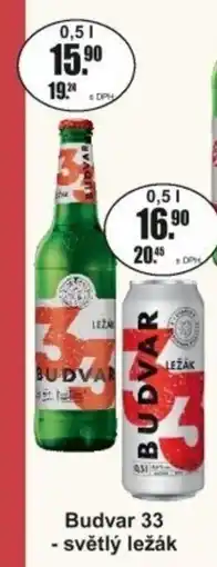 Adam Budvar 33 - světlý ležák nabídka
