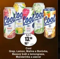 Adam Cool Grep, Lemon, Malina a Borůvka, Bezový květ a lemongrass, Mandarinka a zázvor nabídka