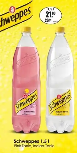 Adam Schweppes Pink Tonic, Indian Tonic nabídka