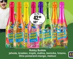 Adam Robby Bubble jahoda, broskev, tropik, malina, borůvka, hrozno, Dino pomeranč-mango, meloun nabídka