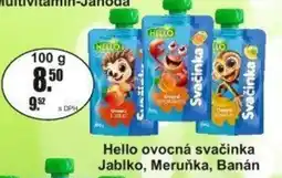 Adam Hello ovocná svačinka Jablko, Meruňka, Banán nabídka
