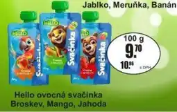 Adam Hello ovocná svačinka Broskev, Mango, Jahoda nabídka