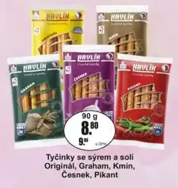 Adam Tyčinky se sýrem a solí Originál, Graham, Kmín, Česnek, Pikant nabídka