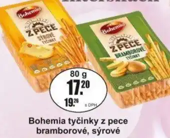 Adam Bohemia tyčinky z pece bramborové, sýrové nabídka
