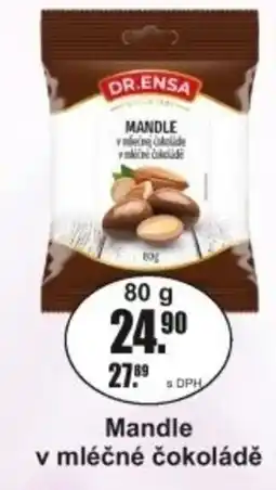 Adam DR.Ensa Mandle v mléčné čokoládě nabídka
