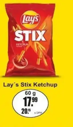 Adam Lay's Stix Ketchup nabídka