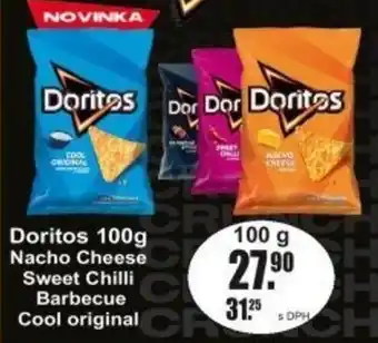 Adam Doritos Nacho Cheese Sweet Chilli Barbecue Cool original nabídka
