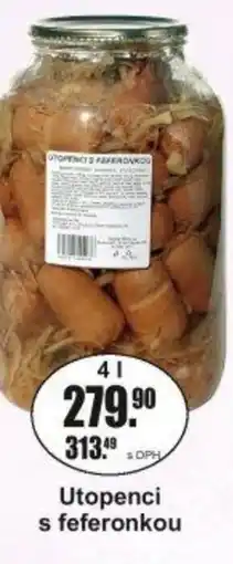 Adam Utopenci s feferonkou nabídka