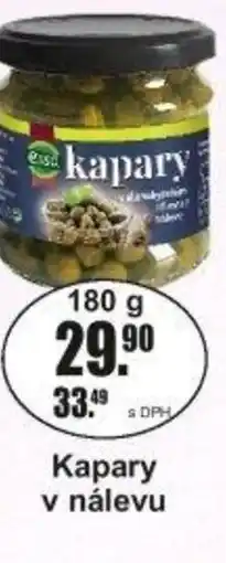 Adam Essa Kapary v nálevu nabídka