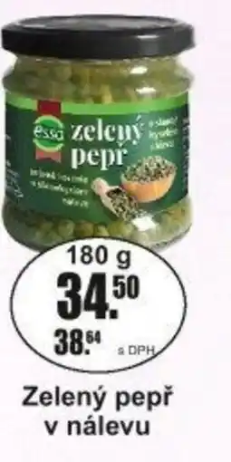 Adam Essa Zelený pepř v nálevu nabídka
