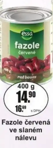 Adam Essa Fazole červená ve slaném nálevu nabídka