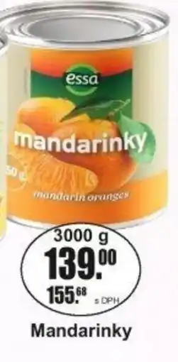 Adam Essa Mandarinky nabídka