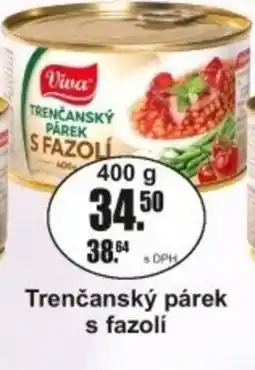 Adam Viva Trenčanský párek nabídka