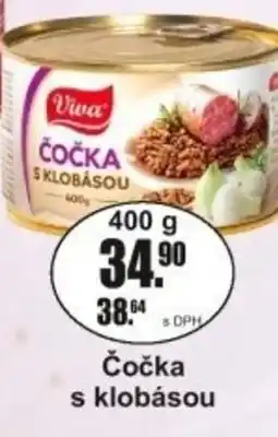 Adam Viva Čočka s klobásou nabídka