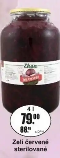 Adam Ekon Zelí červené sterilované nabídka