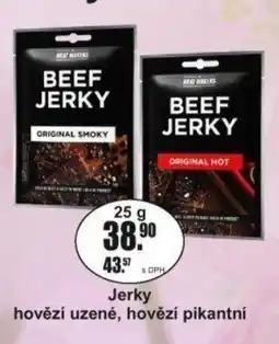 Adam Jerky hovězí uzené, hovězí pikantní nabídka