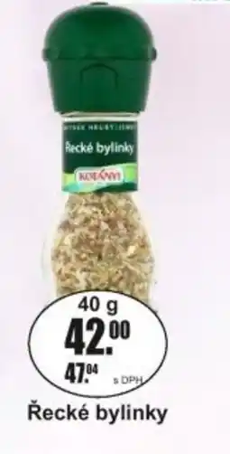 Adam KOTÁNYI Řecké bylinky nabídka