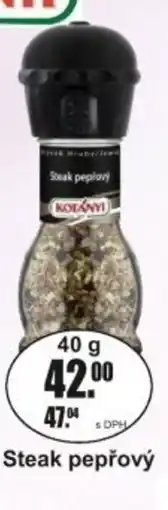 Adam KOTÁNYI Steak peplovy nabídka
