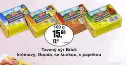 Adam Tavený sýr Brick krémový, Gouda, se šunkou, s paprikou nabídka