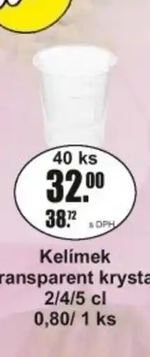 Adam Kelímek transparent krystal nabídka