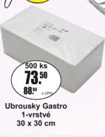 Adam Ubrousky Gastro 1-vrstvé nabídka