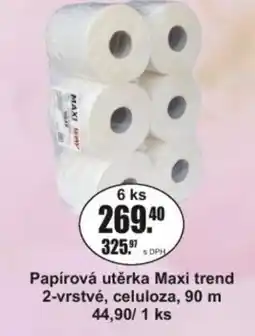 Adam Papírová utěrka Maxi trend 2-vrstvé, celuloza, 90 m nabídka