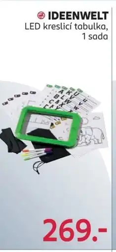 Rossmann IDEENWELT LED kreslicí tabulka nabídka