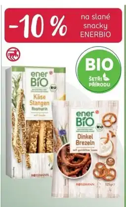 Rossmann Na slané snacky ENERBIO nabídka