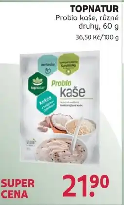 Rossmann TOPNATUR Probio kaše nabídka