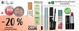 Rossmann Na dekorativní kosmetiku ALTERRA nabídka