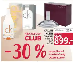 Rossmann CALVIN KLEIN Euphoria dámská EdP nabídka