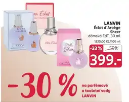 Rossmann LANVIN Éclat d'Arpège Sheer dámská EdT nabídka