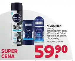 Rossmann NIVEA MEN pánský antiperspirant sprej nabídka