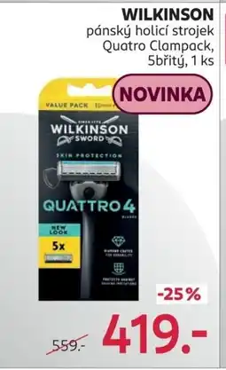 Rossmann WILKINSON pánský holicí strojek nabídka