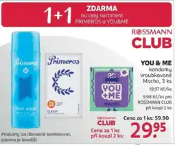 Rossmann YOU & ME kondomy vroubkované Macho nabídka