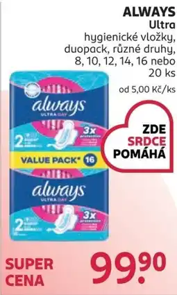 Rossmann ALWAYS Ultra nabídka