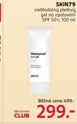 Rossmann SKIN79 voděodolný pleťový gel nabídka