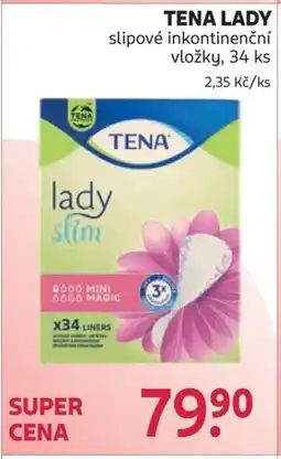 Rossmann TENA Lady slipové inkontinenční vložky nabídka