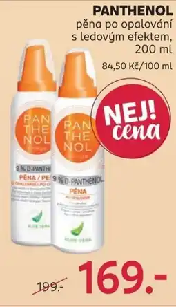Rossmann PANTHENOL pěna po opalování s ledovým efektem nabídka