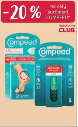 Rossmann Na celý sortiment COMPEED nabídka