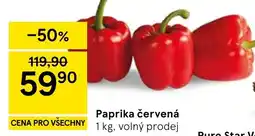 Tesco Paprika červená nabídka