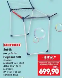 Kaufland Sušák na prádlo Pegasus 180 nabídka