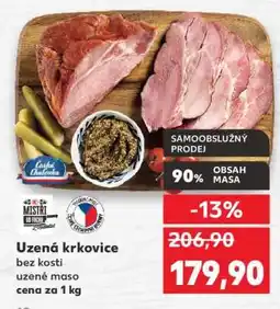 Kaufland Uzená krkovice nabídka