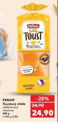 Kaufland PENAM Toustový chléb nabídka