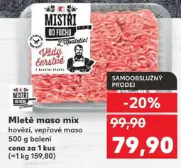 Kaufland Mleté maso mix nabídka