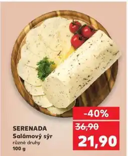 Kaufland SERENADA Salámový sýr nabídka
