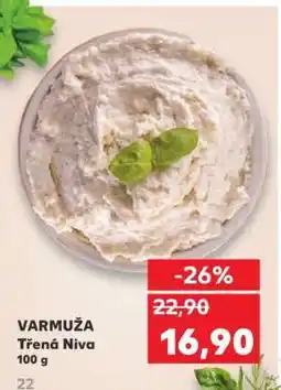Kaufland VARMUŽA Třená niva 100 g nabídka