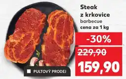 Kaufland Steak z krkovice Barbecue nabídka