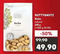 Kaufland NUTTY&NUTZ Kešu nabídka